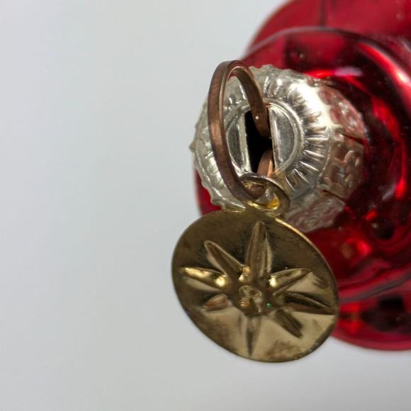 Christopher Radko Handcrafted Glass Ornament Littlest Snowman 90s Red Hat Broom - Picture 7 of 10